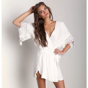 Stone Cold Fox Silk Robe